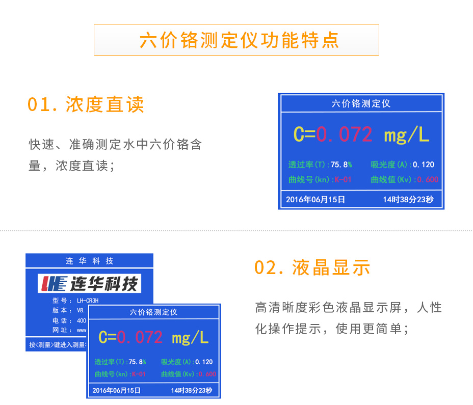 LH-CR3H型六价铬测定仪