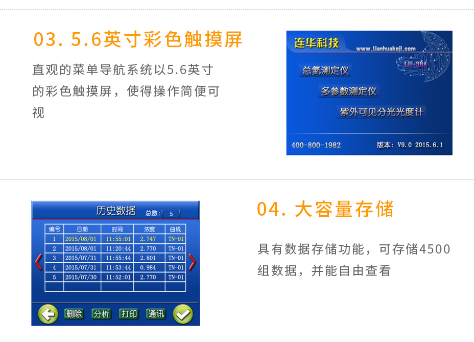 LH-3BA紫外可见智能多参数水质测定仪